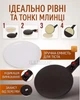 Блинница электрическая с антипригарным покрытием погружная 20 см Сковородка для блинов без масла черная - изображение 2