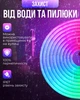 Светодиодная LED лента-шланг (неон) RGB-IC USB 5 м с управлением через Bluetooth, пульт ДУ - изображение 2