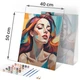 Картина за номерами Massido Портрет жінки 40x50 см 699018 (5903890623999) - зображення 5