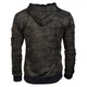 Кофта тактична Mil-Tec Tactical Hoodie Training Zipper M Woodland Чорний 11446120-903-M - зображення 2