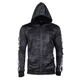 Кофта тактическая Mil-Tec Tactical Hoodie Training Zipper 2XL Dark Camo Серый 11446180-906-2XL - изображение 1