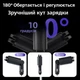 Автозарядка 5-в-1 для прикуривателя 12/24V с двумя кабелями Type-C и Lightning, LED дисплеем и зарядкой до 5-ти устройств - изображение 5