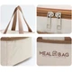 Термосумка для еды Meal Bag 5.5л S, ланч-бэг для обедов, сумка-холодильник для ланч-боксов, чорна - изображение 3