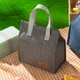 Термосумка для їжі Tasty Bag, ізотермічна сумка для ланчбоксу на 7 л, сіра - зображення 4