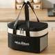 Термосумка для еды Meal Bag 5.5л S, ланч-бэг для обедов, сумка-холодильник для ланч-боксов, чорна - изображение 1