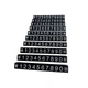 Набор пластиковых ценников Lesko SJX-HDY-XH-0-9 Black + White с цифрами 100 шт на витрину - изображение 1