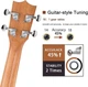 Укулеле сопрано Everjoys 21”, махагони, стартовый набор, Aquila Strings, чехол, тюнер - изображение 5