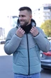 Мужская зимняя куртка Riccardo PN М оливковая с бирюзовым - изображение 2