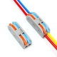 Набір 50 шт. Клем прохідних M422A типу WAGO 2 на 2 проводи 0.08–4 мм²/12–28AWG 32А 250В важільний затискач - зображення 3