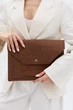 Чохол для ноутбука GUDZYK 13"- 13,6" Коричневий / для Macbook, HP, Lenovo та ін. - изображение 2