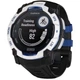 Смарт-часы Garmin Instinct 3 50mm Solar Whitestone with Black/Bolt Blue Silicone (010-02935-43) - изображение 1