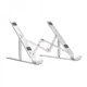 Підставка для ноутбука VHG X2 Foldable Laptop Stand Silver 213*215*15 мм, складана, пластикова - зображення 1