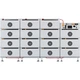 Стійка для високовольтних батарей Deye BOS-B Rack до 15 батарей 2150x1136x800 мм Grey Продається тільки в зборі з акумуляторами - зображення 1