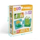 Дитячий пазл "ДУО-Звірята та їх домівки" DoDo Toys 300690, 24 елемента - зображення 5