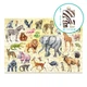 Дитячий пазл "Тварини Сафарі" DoDo Toys 300637, 200 елементів - зображення 6
