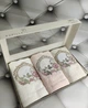 Подарочный набор полотенец Pupilla Hayal rose 30х50см 3шт - изображение 3