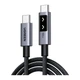 Дата кабель USB-C to USB-C 1.0m PD 100W L509 black Ugreen (35501) - зображення 1