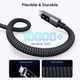Дата кабель USB-C to USB-C 1.0m PD 100W L509 black Ugreen (35501) - зображення 6