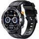 Смарт-годинник Oukitel BT15 IPS 1,52" Bluetooth дзвінки 360×360 IP68 410 мАг Black (6941749851031) - зображення 2