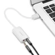 Звуковая карта Ugreen US205 ALC4042 USB TRRS 3.5мм кабель 15см (30143) - изображение 5