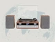 Музичний центр, Стереосистема 8в1, Wifi,Bt,Fm,Cd,Aux, Auna Birmingem, Hifi, з Німеччини - зображення 1