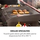 Электрический гриль Klarstein Grillmeile 3000GR Настольный кухонный гриль 3000 Вт - изображение 7