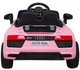 Samochód elektryczny dla dzieci Audi R8 na akumulator dla dzieci + Pilot + EVA + Wolny Start + MP3 LED Różowy (PA.HL1818.ROZ) (5903864914771) - obraz 5