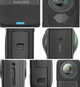 Чохол для Insta360 X5 силіконовий з ковпачком aMagisn PF05 - зображення 5