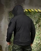 Демісезонна тактична куртка Soft Shell Silver Knight Black вітрозахисна S - зображення 7