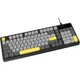 Клавиатура Ajazz AF98 USB UA Black/Grey/Yellow (AF98-BGY) - изображение 11