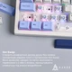 Клавіатура Ajazz AK650 Sea Salt Switch USB UA White/Blue (AK650-SS-BWB) - зображення 7