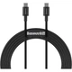 Дата кабель USB-C to USB-C 2.0m 100W black Baseus (CATYS-C01) - изображение 1