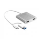 Адаптер USB-C/A to 2xHDMI F dual display J5create (JCA365-N) - зображення 1