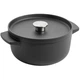 Каструля KitchenAid Matte Oven-to-table, чавунна з кришкою 3,3 л, чорна (CC004899-001) - зображення 1
