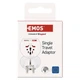 Перехідник Travel Adapter EU to USA,GB,JP,CN,AU,DE,HU,SI CZ,SK,PL EMOS (P0055N) - зображення 4