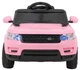 Samochód elektryczny dla dzieci Start Run na akumulator SUV + Pilot + Funkcje bezpieczeństwa Różowy (PA.HL-1638.ROZ) (5903864905557) - obraz 2