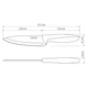 Кухонный нож Tramontina Plenus Light Grey Chef 152 мм (23426/136) - изображение 3