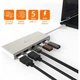 Порт-реплікатор J5create Dock-Station USB-C 6-in-1 (HDMI/PD/USB-A/USB-C/LAN) (JCD381-N) - зображення 4