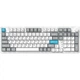 Клавіатура GamePro Asgard Drakkar Keychron Super Red Switch Wireless/Bluetooth/USB UA White (MK305WH) - зображення 1