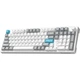 Клавіатура GamePro Asgard Drakkar Keychron Super Red Switch Wireless/Bluetooth/USB UA White (MK305WH) - зображення 8