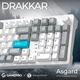 Клавіатура GamePro Asgard Drakkar Keychron Super Red Switch Wireless/Bluetooth/USB UA White (MK305WH) - зображення 12