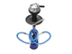 Кальян Hookah Amina Plus Blue высотой 53 см на 2 персоны - изображение 3