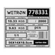 Вихровий насос 1.1кВт H 98(39)м Q 45(30)л/хв Ø96мм 10м кабелю WETRON (4SKmw150M) (778332) - зображення 15