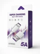 Кабель быстрой зарядки USB - Type C 5A шнур провод шнурок для зарядки телефона смартфона андроид Samsung Xiaomi Realme Google Fast Charging 1м LEXEGO 696920 - изображение 6