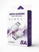 Кабель быстрой зарядки USB - Type C 5A шнур провод шнурок для зарядки телефона смартфона андроид Samsung Xiaomi Realme Google Fast Charging 2м LEXEGO 696922 - изображение 6