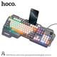Клавіатура ігрова Hoco дротова з RGB підсвічуванням UA/ru/EN Layouts (DI98) - зображення 3