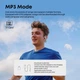 Беспроводные костные наушники для бега Langsdom BE-18 Max с встроенной памятью 32 ГБ Наушники с костной проводимостью для спорта Розово-фиолетовые - изображение 5