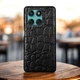 Шкіряна накладка Stenk Reptile Cover для Motorola Edge 60 Fusion Чорний (79732) - зображення 1