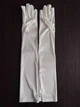 Оксамитові довгі рукавички honey fashion accessories xs/s/m білі (30к005) - зображення 5