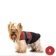 Жилет для собаки розмір XL Vest DIEGO vest Червоний - тепла двошарова жилетка для собак з пальтової тканини з шерстю, застібки на липучках - зображення 6